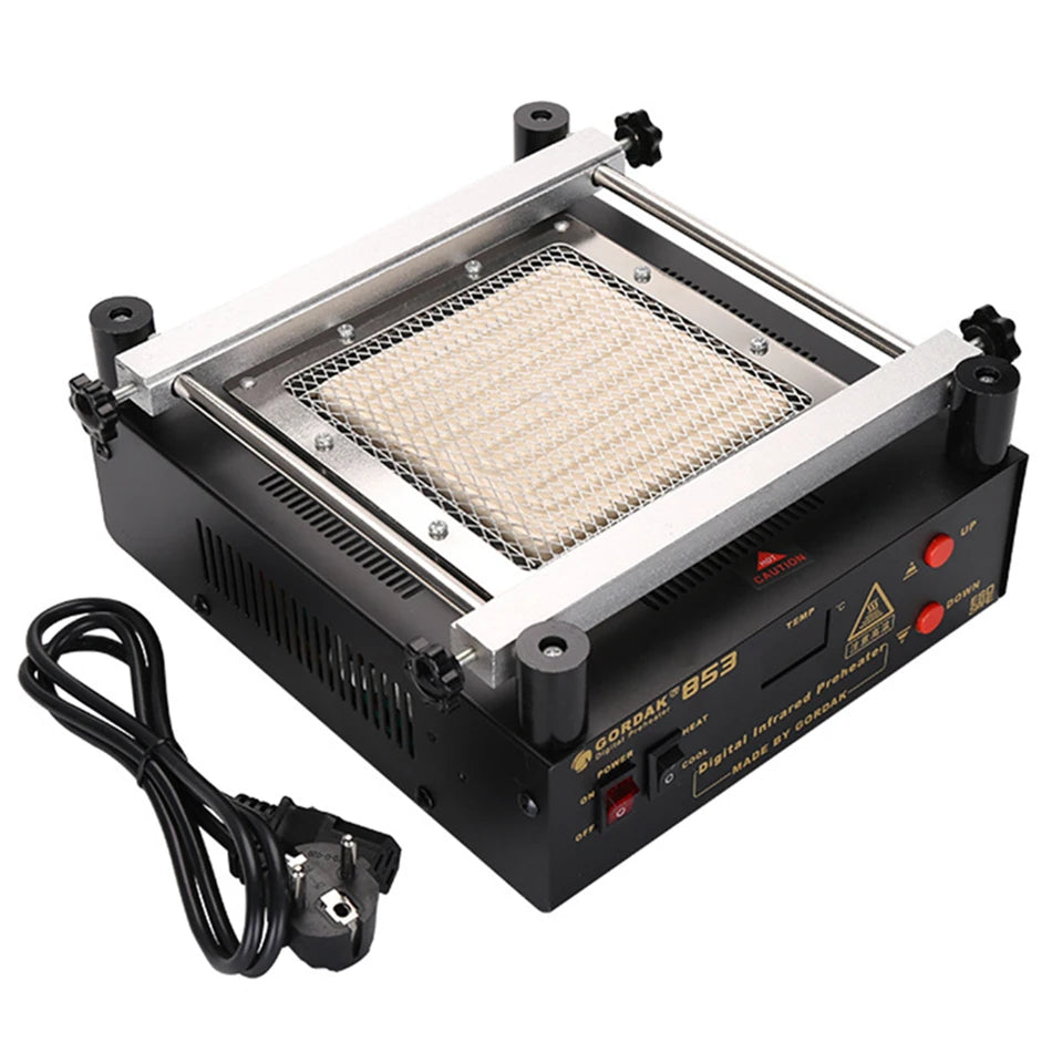 Gordak 853 IR infrared preheater BGA disassembly and assembly heating soldering station PCB board desoldering BGA Rework Station