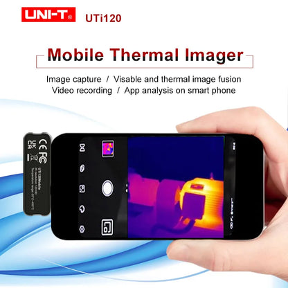 Termógrafo Infrarrojo Móvil UNI-T UTi120 USB para Android (10800 Píxeles) - Cámara Térmica Reparación Celulares