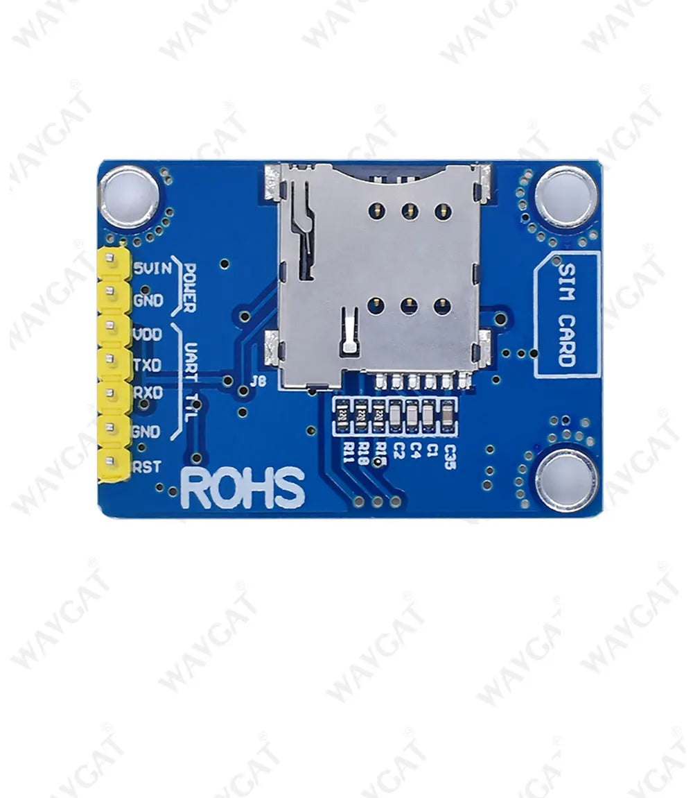 Módulo GSM/GPRS WAVGAT SIM800L V2.0 (5V, Quad-Band) con Antena y Cable