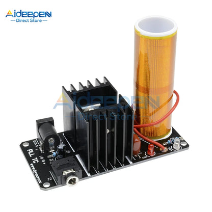 Kit DIY Mini Bobina Tesla Musical 15W (15-24V DC) - Parlante Plasma y Transmisión Inalámbrica