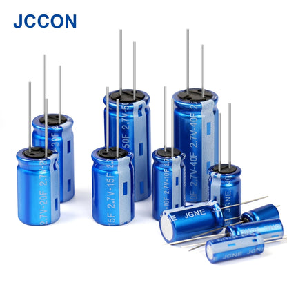 Supercapacitores Farad 2.7V - Varios Valores (1F a 400F) para Grabadora Vehicular - Lote 2 Piezas