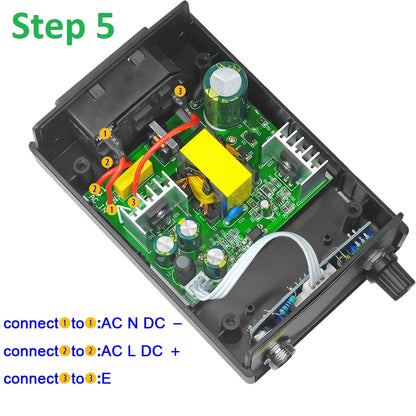Electric Unit Digital Soldering Iron Station Temperature Controller Kits for HAKKO T12 Handle DIY kits LED vibration switch