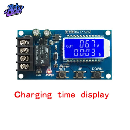 Módulo Control Carga Automática Batería Solar 12V/24V (Plomo-Ácido/Litio) con Display LCD y Protección