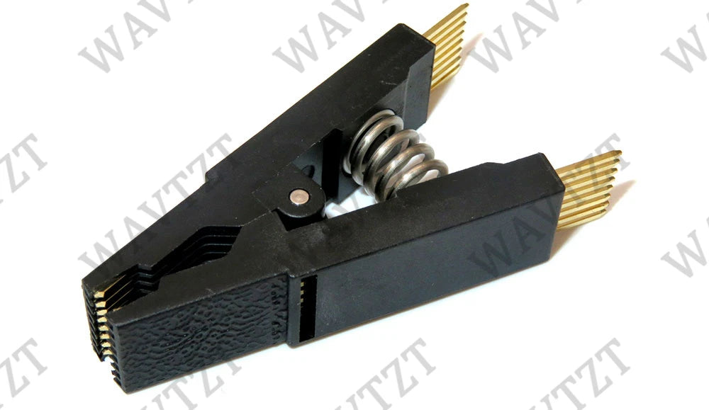 Kit Programador USB CH341A 24/25 Series EEPROM Flash BIOS + Clip Test SOIC8/SOP8 + Adaptador 1.8V + Adaptador SOIC8/SOP16