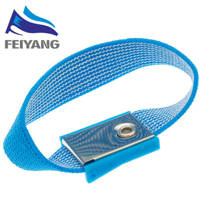 Pulsera Antiestática ESD Inalámbrica con Clip de Descarga