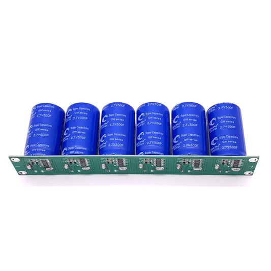Módulo Supercapacitor Farad 16V 83F (6x 2.7V 500F) Fila Única con Placa Protección
