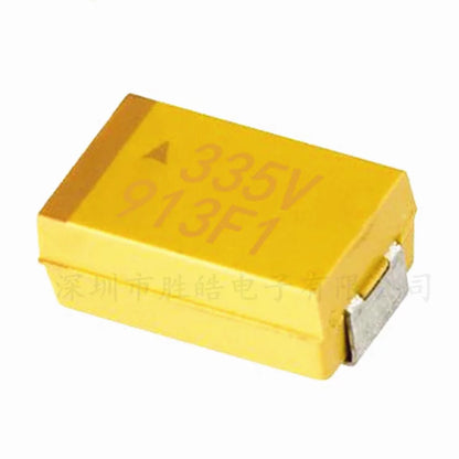 Capacitor Tantalio SMD (Tipo A/B/C/D, 6.3V-35V, 0.33uF-470uF) (10 Unidades)