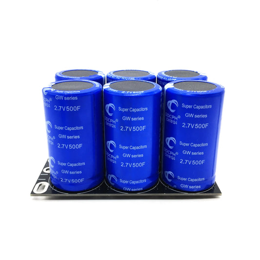 Módulo Supercapacitor Automotriz 16V 83F (6x 2.7V 500F) Rectificador (Versión Portugués)