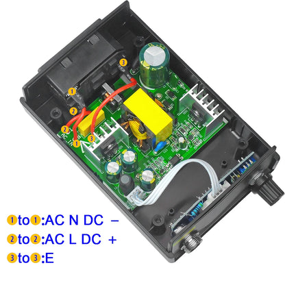 Electric Unit Digital Soldering Iron Station Temperature Controller Kits for HAKKO T12 Handle DIY kits LED vibration switch