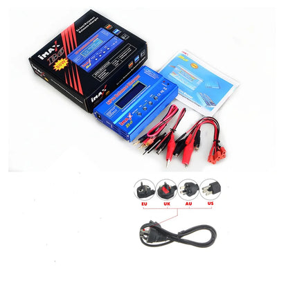 IMAX B6 Digtal LCD RC Battery Balance Charger Discharger with 15v 6A AC/DC Adaptor for RC Lipo Li-Ion Ni-MH Battery Charging