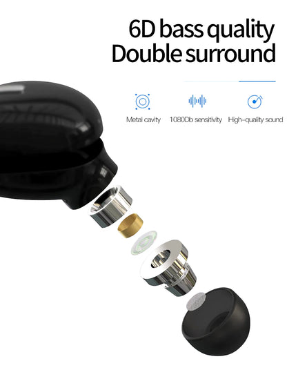 Auricular Inalámbrico X9 Bluetooth 5.0 con Micrófono (Single In-Ear Deportivo, Sonido Estéreo) para Xiaomi/Huawei