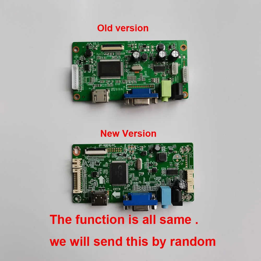 Kit Placa Controladora LCD Driver para Panel 15.6" B156XTN07.0/1 (1366x768) EDP Monitor VGA DIY