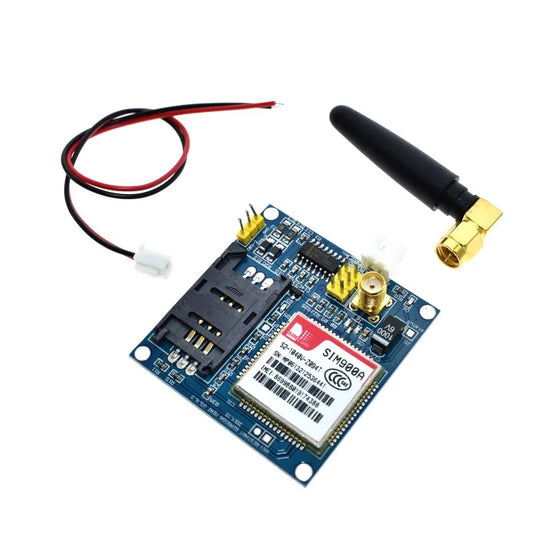 Kit Placa SUQ Sim900a / Sim900 Mini V4.0 Módulo Transmisión Datos Inalámbrica GSM/GPRS 2G con Antena (Refurbished)