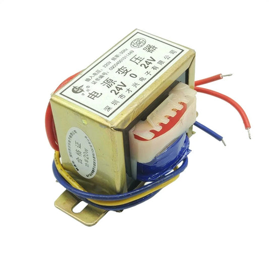Transformador Alimentación EI57/30 20W - Entrada 220V/380V, Salidas AC 6V a 110V (Simple/Doble)