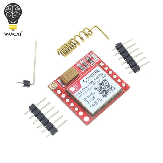 Módulo GSM/GPRS SUQ SIM800L (MicroSIM, Quad-Band, Serial TTL) Placa Core Pequeña