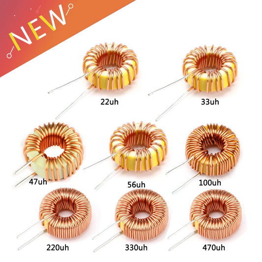 Inductor Toroide 5026 3A para LM2596 - Varios Valores (22uH a 470uH) - Lote 5 Piezas