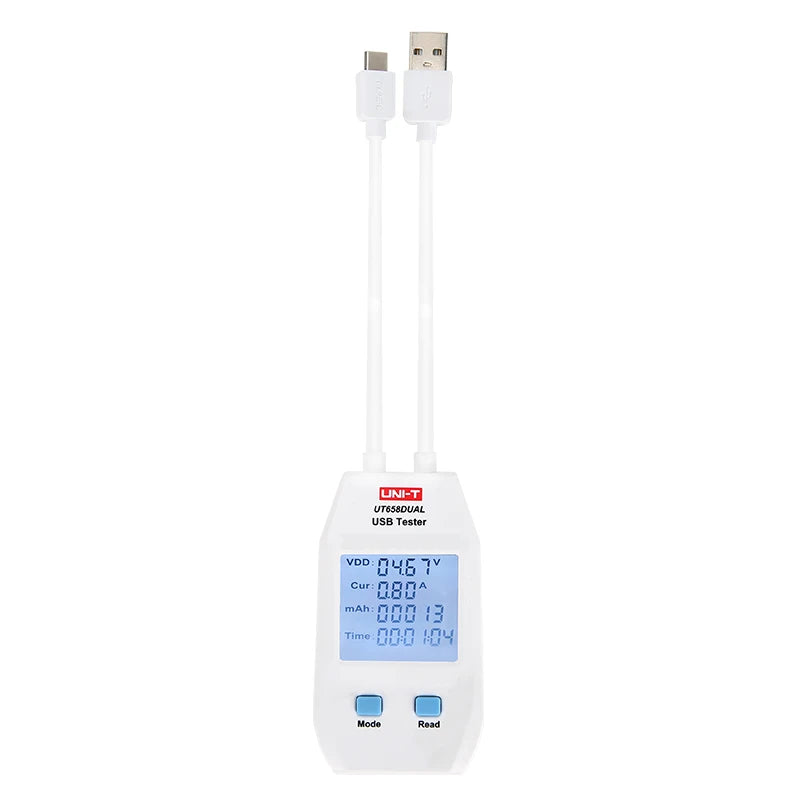 Tester USB UNI-T Serie UT658 (UT658B/UT658C/UT658LOAD/UT658DUAL)