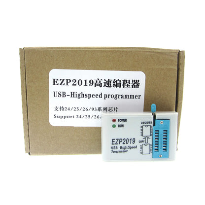 Programador USB SPI Alta Velocidad EZP2019/2020/2025 (Mejor que EZP2010/2013/2017) Soporta EEPROM 24/25/26/93, Flash 25 BIOS