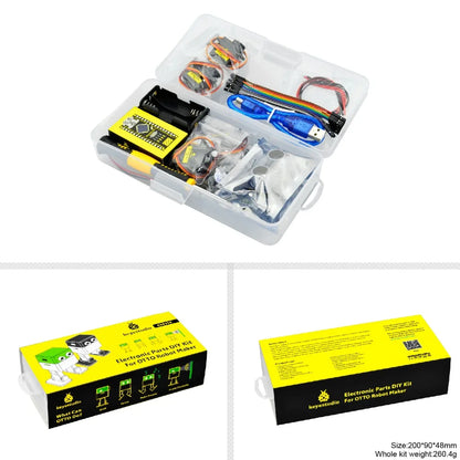 Kit Inicio Proyecto DIY Keyestudio para Robot OTTO Arduino (Sin Piezas Impresas 3D)