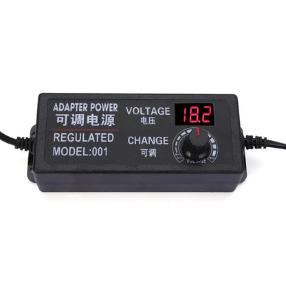 Fuente Alimentación AC a DC Ajustable (3V-24V, 3A/5A, 48W/60W/72W) Adaptador Universal 8 Pines DC