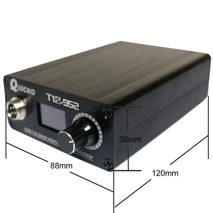 Quick Heating T12 soldering station electronic welding iron 2020 New version STC T12 OLED Digital Soldering Iron T12-952 QUICKO