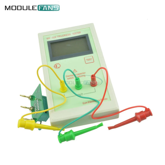 Kit DIY Tester Transistor MK-328 Medidor LCR Detección Automática MOS/PNP/NPN Inductancia/Capacitancia/Resistencia