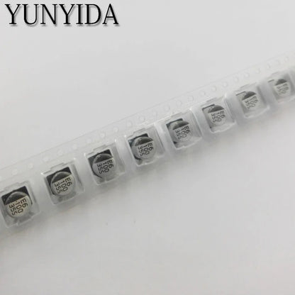 Capacitor Electrolítico Aluminio SMD (1uF-220uF, 10V-50V) - Pack 20 Unidades (Valores Surtidos)