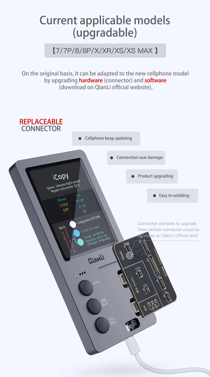 Qianli iCopy Plus LCD Screen Original Color Repair Programmer for Phone 11 Pro Max XR XSMAX XS 8P 8 7P 7 Vibration/Touch Repair