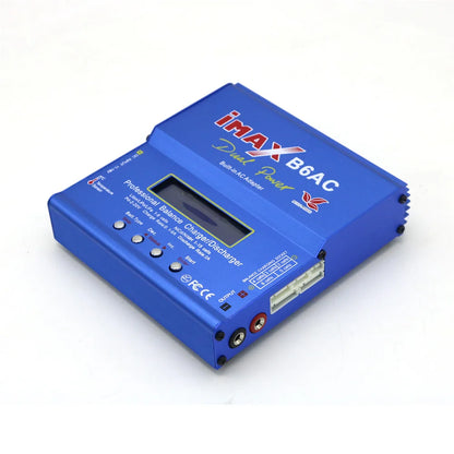 iMAX B6AC 80W 6A Lipo Battery Balance Charger LCD Display Discharger For RC Model Li-ion LiFe Nimh Nicd PB Lipo Battery Charging