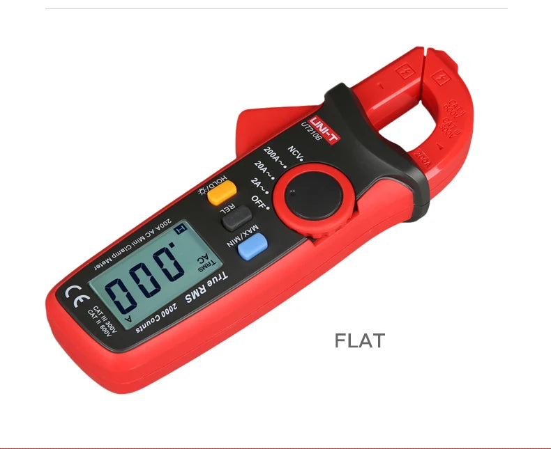 Pinza Amperimétrica Digital UNI-T UT210E/UT210D/UT210C - Mini Clamp Multímetro True RMS AC, Auto Rango