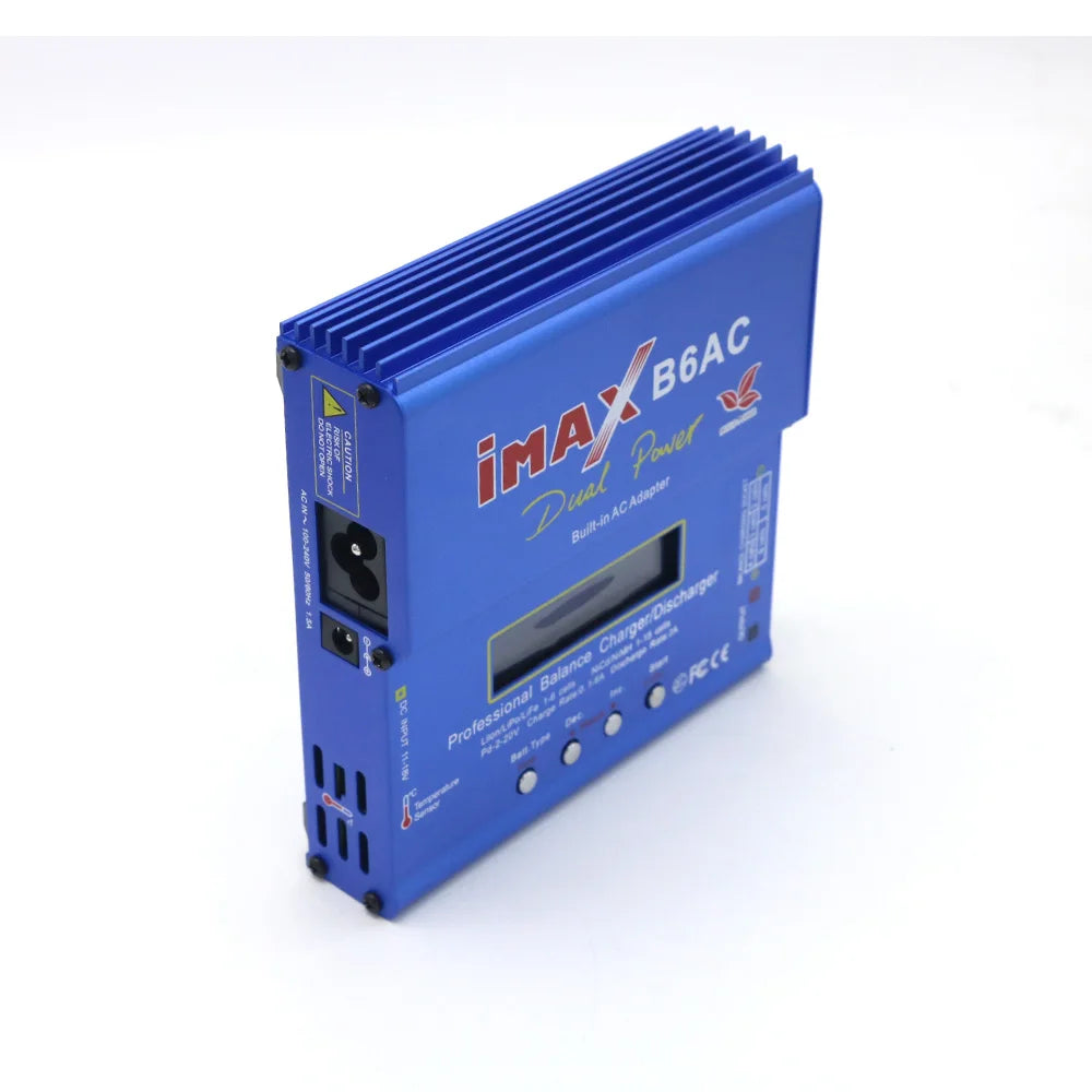 iMAX B6AC 80W 6A Lipo Battery Balance Charger LCD Display Discharger For RC Model Li-ion LiFe Nimh Nicd PB Lipo Battery Charging
