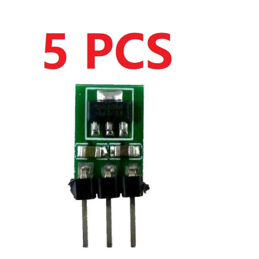 Lote 5 Pcs Módulo Convertidor Buck LDO DC-DC 3.3-6V a 3V/3.3V Step-Down