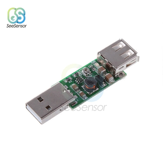 Módulo Convertidor Boost USB 5V a 6V-15V DC-DC Step-Up Voltaje Ajustable (Salida 6V/7V/8V/9V/12V)