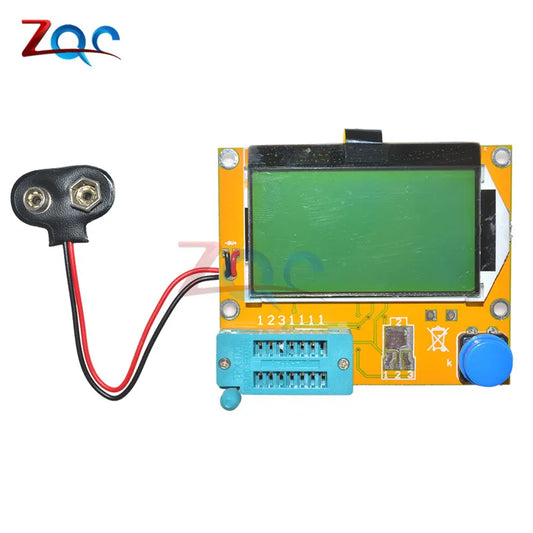 Tester Transistor LCR-T4 Mega328 - Medidor Diodo, Triodo, Capacitancia, ESR (MOS/PNP/NPN) Módulo Display LCD 12864