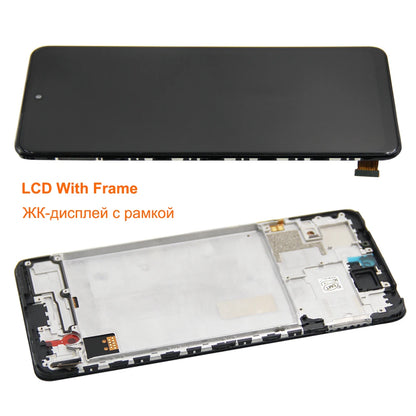 6.67" AMOLED for Xiaomi Redmi Note 10 Pro LCD Display Touch Screen For Redmi Note10Pro M2101K6G LCD Display Replace, with Frame