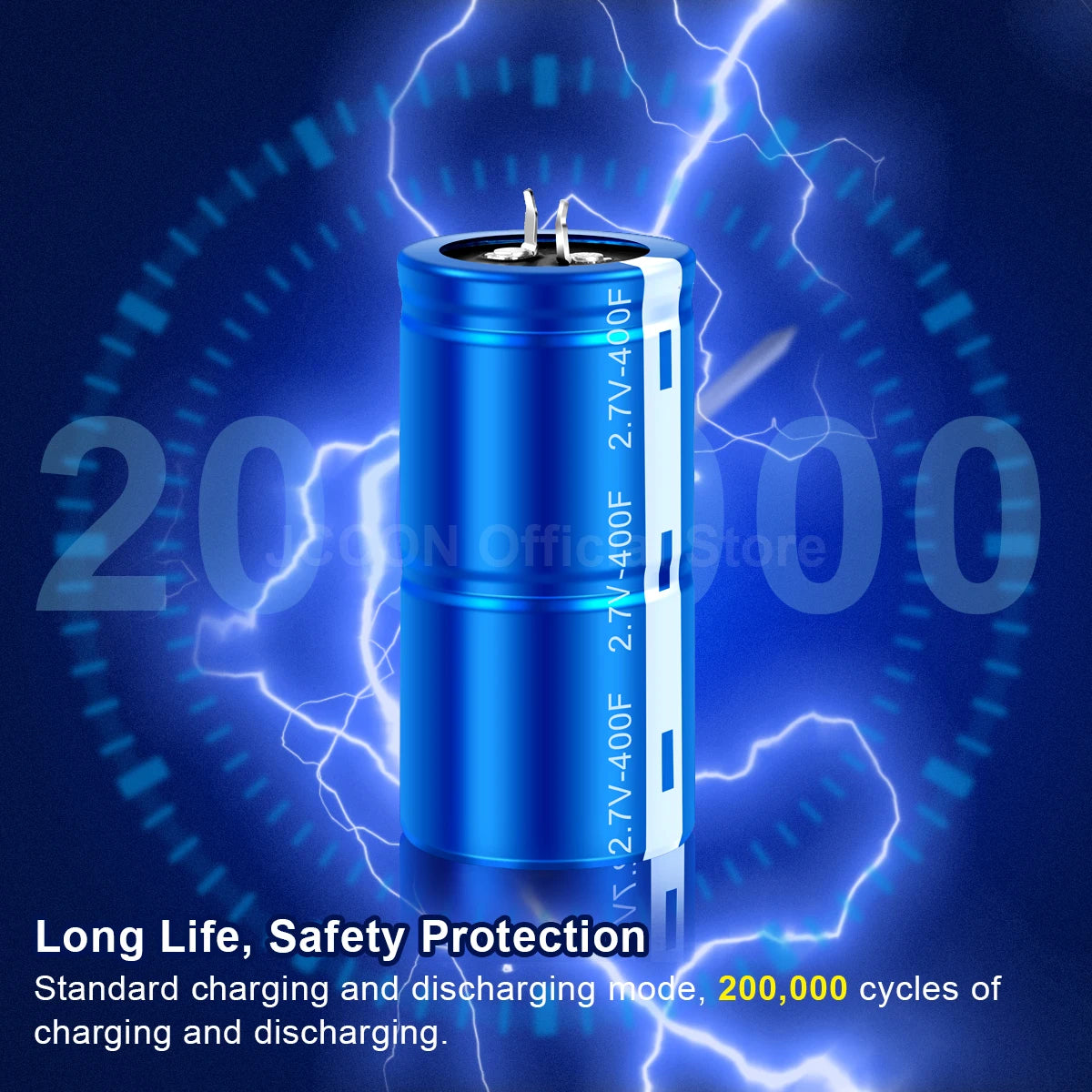 Supercapacitores Farad 2.7V - Varios Valores (1F a 400F) para Grabadora Vehicular - Lote 2 Piezas