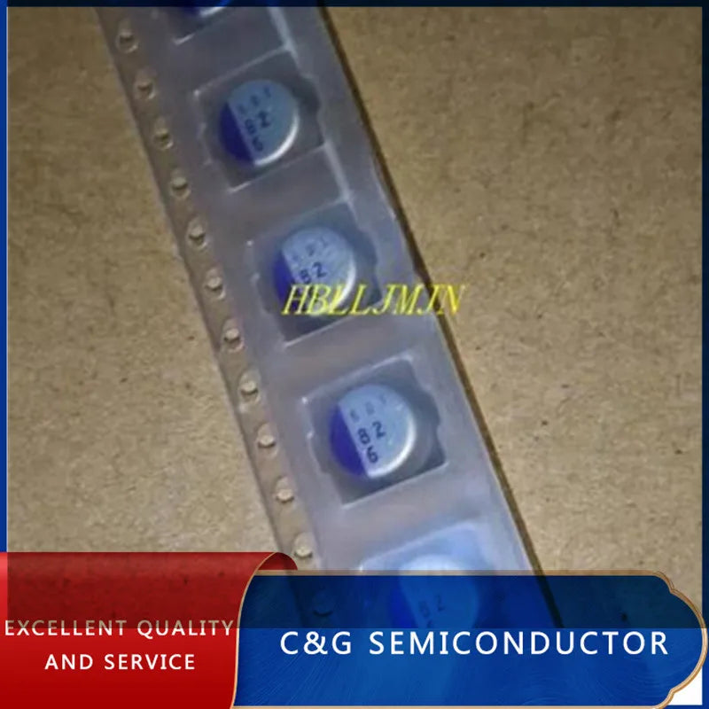 Capacitor Sólido Polímero SMD SVP OS-CON 82uF 6.3V 6.3x6mm - Lote 10 Piezas