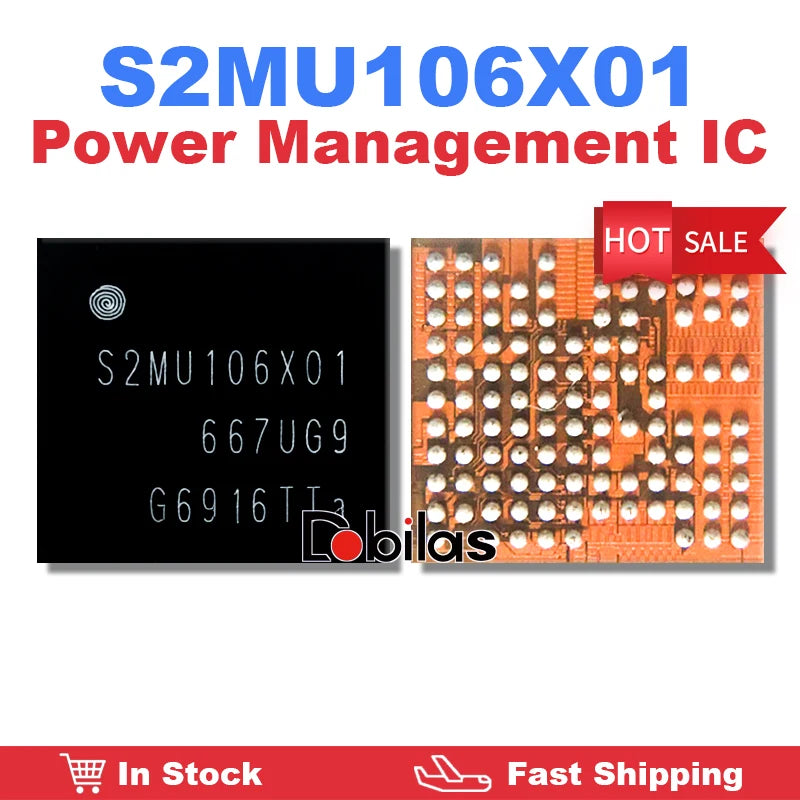 Circuito Integrado (IC) Gestión Energía S2MU106X01 para Samsung A51 (5 Unidades)