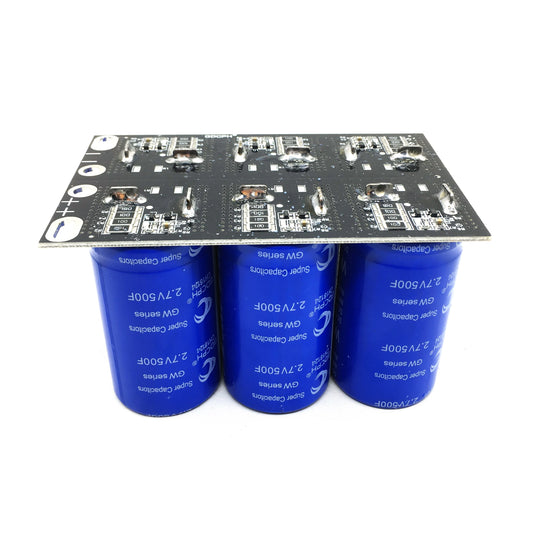 Módulo Supercapacitor Automotriz 16V 83F (6x 2.7V 500F) Rectificador (Versión Portugués)
