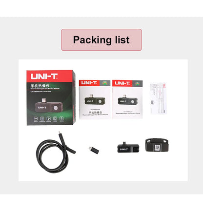 Termógrafo Infrarrojo Móvil UNI-T UTi120 USB para Android (10800 Píxeles) - Cámara Térmica Reparación Celulares