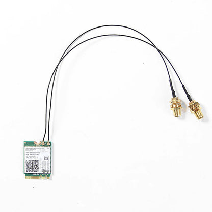 Cable Pigtail RF Antena (30cm, 0.81mm, IPEX 4 MHF4 a RP-SMA) para Tarjeta WiFi Intel AX200/9260NGW/8260NGW/8265NGW NGFF M.2 (2 Unidades)