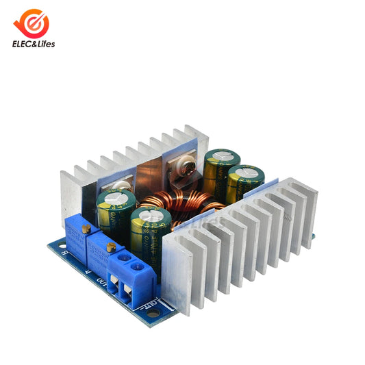 Módulo Fuente Alimentación Automática Step-Up/Down 8A/10A Pico CC/CV Ajustable Boost/Buck para Auto