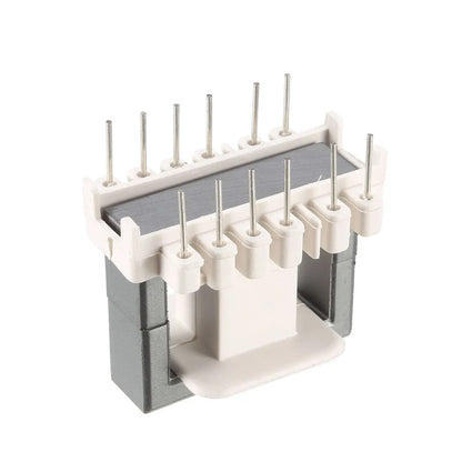 Set Núcleo Ferrita EE35/6 PC40 con Bobina Vertical 6 Pines (10 Juegos: 20 Mitades + 10 Bobinas)
