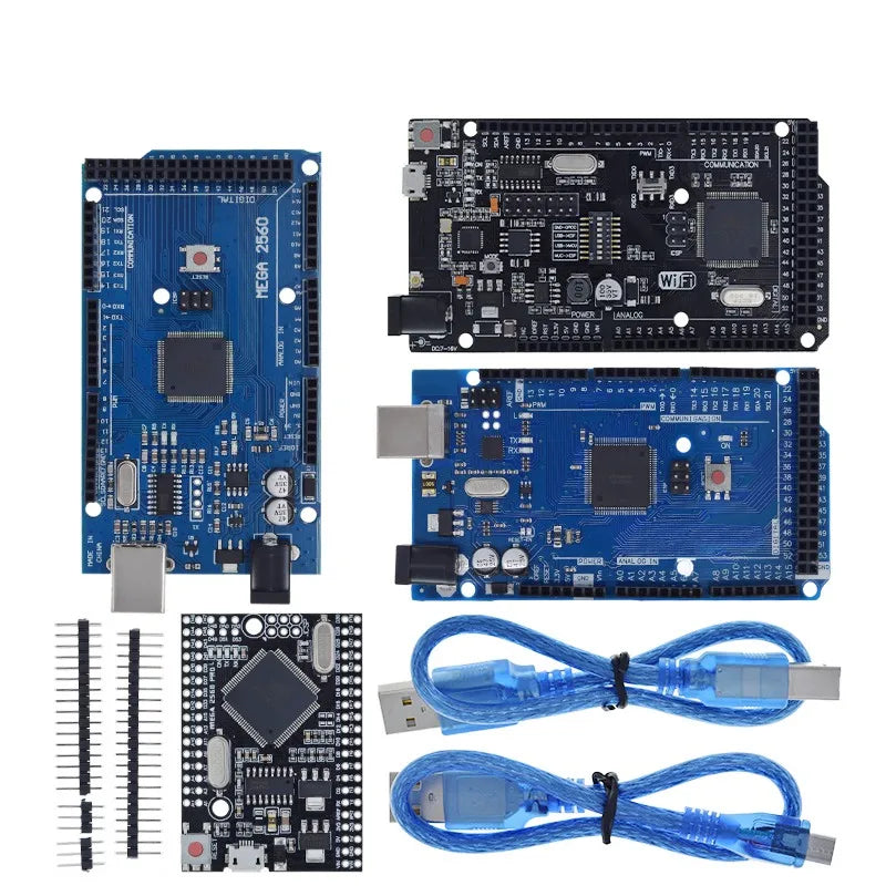 Placa Desarrollo TZT Mega2560 (ATMEGA16U2 / Pro Mini / WiFi R3 ATmega2560 CH340G) compatible Arduino Mega R3 / ESP8266