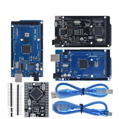 Placa Desarrollo TZT Mega2560 (ATMEGA16U2 / Pro Mini / WiFi R3 ATmega2560 CH340G) compatible Arduino Mega R3 / ESP8266
