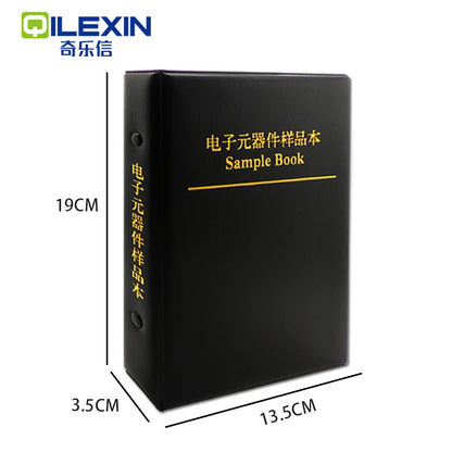 Libro Muestrario Mixto Resistencias (0R-10M, 1%, 170 Val) y Capacitores SMD (0201-1206) FR-07