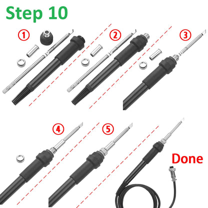 Electric Unit Digital Soldering Iron Station Temperature Controller Kits for HAKKO T12 Handle DIY kits LED vibration switch