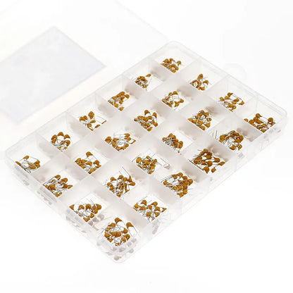 Kit Surtido Capacitor Cerámico Monolítico (10pF-10uF) - Pack 480 Piezas (Valores Surtidos)