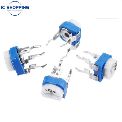 Potenciómetro Multivuelta Ajustable RM065 - Varios Valores (100Ω a 1MΩ) - Lote 500 Piezas