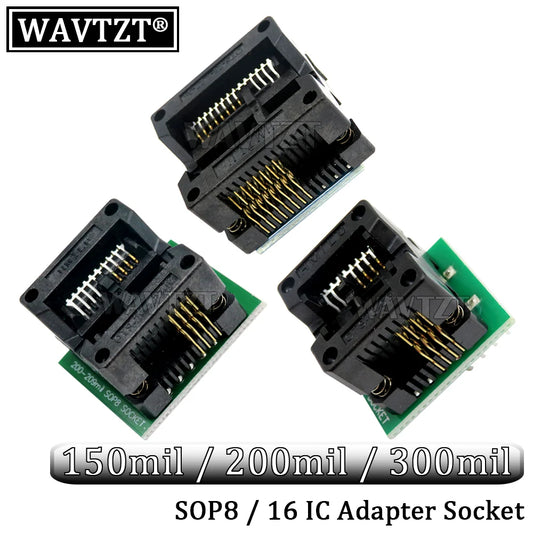 Kit Programador USB CH341A 24/25 Series EEPROM Flash BIOS + Clip Test SOIC8/SOP8 + Adaptador 1.8V + Adaptador SOIC8/SOP16